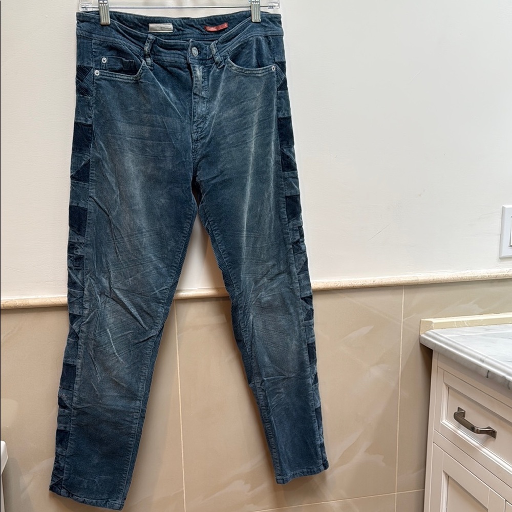 Pilcro Blue Corduroy Pants